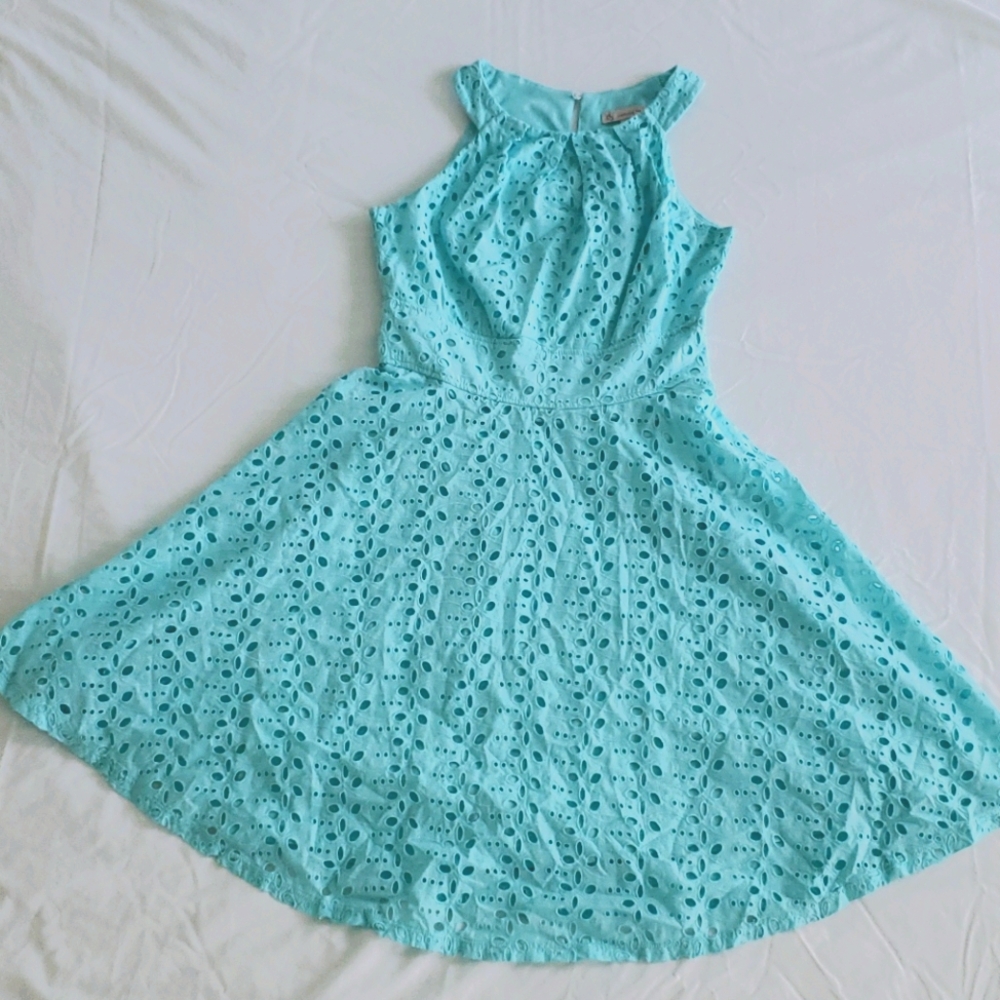 Light Blue-Dressbarn-Summer Dress-Size 4